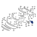 For Hyundai Santa Fe 2017-2019 86564b8ac0 Front Right Fog Light Trim. Fixed Price $28.04.