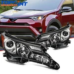 Pair For 2013-2015 Toyota Rav4 Headlight Assembly Headlamps Halogen 2.5l. Fixed Price $146.99.