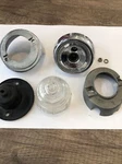 Porsche 356 B C Rt Front Turn Signal Assembly Swf K13306 Clear Lens Indicator. Fixed Price $225.00.