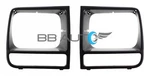 New Front Headlight Bezel Trim Set Black Fits 1997-2001 Jeep Cherokee Se Sport. Fixed Price $41.95.