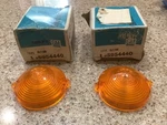Nos 63 64 65 66 67 Corvette Set Parking Light Lenses Lens Gm. Fixed Price $89.99.