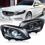 Led Headlights W/animation Fit 2015-2021 Mercedes Benz C-class Only Halogen. Fixed Price $620.99.