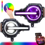 Vland For 2021-2024 Ford Bronco Headlights Full Led Halo Drl Sets Head Lamps L+r. Fixed Price $749.79.