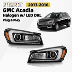 For 2013-2016 Gmc Acadia Halogen Headlight W/ Led Drl Projector Left+right Pair. Fixed Price $210.00.
