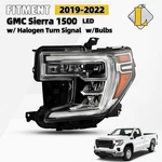 Led Headlight W/ Halogen Turn Signal For 2019-2022 Gmc Sierra 1500 Left Driver. Fixed Price $141.99.