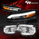 Chrome Amber Projector Headlights+led Drl Signal Light For 2014-2018 Cherokee. Fixed Price $391.95.