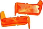 1967 Chevrolet Chevelle El Camino Parking Lamp Lens Pair Orange L67n Dynacorn. Fixed Price $35.99.