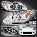 Fits 2004-2009 Honda S2000 Ap2 Led Halo Projector Headlights Left+right 04-09. Fixed Price $166.38.