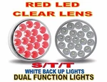 (x2) Trux 4" Round Dual Function Led Lights 19 Stop/turn/tail & Backup Kit. Fixed Price $98.99.