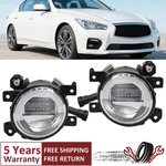 Front Bumper Led Fog Light Lamp Lh&rh Pair For 2014-2020 Infiniti Q50 Qx60 Qx80. Fixed Price $34.20.