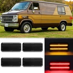 Smoked Led Side Marker Lights For 85-95 Chevy G10 G20 Gmc G1500 G2500 P30 P3500. Fixed Price $44.99.
