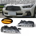 For Infiniti Q50 Q50s Sport 2014-20 Fog Turn Signal Light Front Bumper Led Lamp. Fixed Price $24.95.