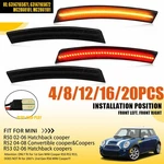 Amber&red For Mini R50 02-06 Hatchback Cooper Led Marker Light Turn Signal. Fixed Price $139.80.