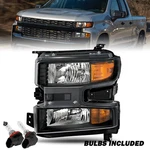 For 2019-2021 Chevy Silverado 1500 Halogen W/o Led Headlight Headlamp 19-21. Fixed Price $79.99.