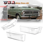 2pc Clear Front Parking Turn Signal Light Lenses For 1970-1972 Ford Pickup Truck. Fixed Price $29.99.
