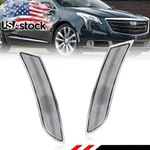2x Clear Lens Front Bumper Side Marker Lights Set For 2013-2017 Cadillac Xts. Fixed Price $17.99.