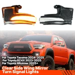 Sequential Led Side Mirror Turn Signal Lights For Toyota Tacoma 2024+ 2x Clear. Fixed Price $37.99.