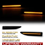 2pcs Amber Led Smoke Side Marker Lights Lamps For 2002-2008 Bmw E65 E66 7-series. Fixed Price $14.99.