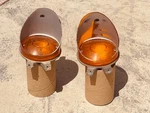 1970-74 Dodge Challenger E Body Mopar Front Parking Light Lt & Rt Assemblies. Fixed Price $179.00.