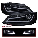 Smoke Projector Headlights Fits 2011-2018 Volkswagen Jetta Mk6 Led Strip Pair. Fixed Price $284.49.