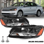 Halogen Headlights Assembly Pair For 2012 2013 2014 2015 Volkswagen Passat. Fixed Price $105.68.