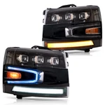 Vland For 2007-2013 Chevy Silverado 1500 2500hd 3500hd Full Led Headlights Lamps. Fixed Price $496.79.