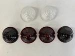 Porsche Taillight & Turn Signal Beehive Lens - Dark Red 356/356a T1 50-57. Fixed Price $85.00.