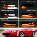 For 1993-02 Chevy Camaro Smoked Lens Led Drl/front Sequential Turn Signal Lights. Fixed Price $219.23.