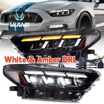 Led Tri-projector Headlights For 2015-23 6th Gen S550 Ford Mustang Gt Front Lamp. Fixed Price $553.49.
