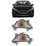 For Mazda 3 Turn Signal Light 2014-2016 Pair Driver & Passenger Side Front Capa. Fixed Price $93.09.