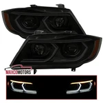 Smoke Fits 2006-2011 Bmw E90/91 325i 328i Sedan Led Projector Headlights Signal. Fixed Price $374.49.