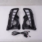 2x Led Drl Daytime Running Light Fog Turn Signal For Toyota Highlander 2017-2019. Fixed Price $78.95.