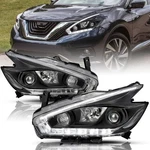 For 2015-2018 Nissan Murano Black Halogen W/led Drl Headlights Headlamps Pair. Fixed Price $224.99.