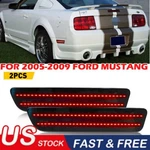 Smoke Lens Led Rear Bumper Side Marker Light Red Lamp For 2005-2009 Ford Mustang. Fixed Price $20.89.