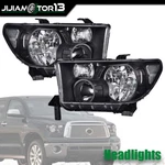 Headlights Lamps Clear Lens Fit For 2007-2013 Toyota Tundra 2008-2017 Sequoi Us. Fixed Price $98.46.