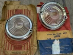 1951-54 Dodge Coronet Diplomat Royal Nos Mopar Park/signal Light Lenses. Fixed Price $95.00.