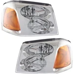 Driver And Passenger Side Headlights For Gmc Envoy 2002-2009 Halogen With Bulbs. Fixed Price $112.49.