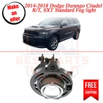 Front Fog Light For 2014-2018 Dodge Durango Citadel, R/t, Sxt Standard. Fixed Price $37.99.